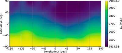 Location-dependent flight cost difference from the lunar surface to an orbital fuel depot and its influence on in situ resource utilisation location selection